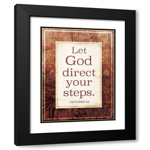 God Direct Black Modern Wood Framed Art Print with Double Matting by Villa, Mlli