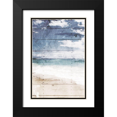 Coastal Chill Black Modern Wood Framed Art Print with Double Matting by Villa, Mlli