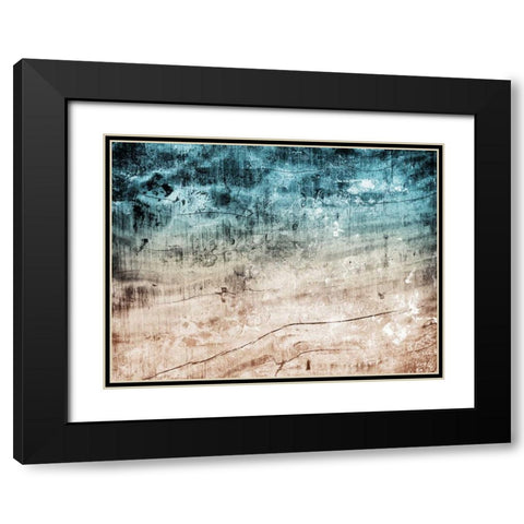 Summer Waves Black Modern Wood Framed Art Print with Double Matting by Villa, Milli