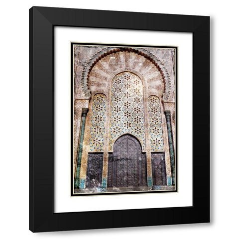 Go In Black Modern Wood Framed Art Print with Double Matting by Villa, Milli