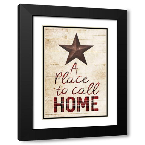 Star Home Black Modern Wood Framed Art Print with Double Matting by Villa, Milli