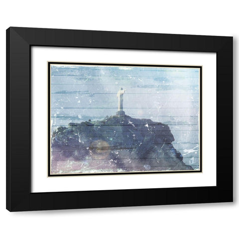 Look Above Black Modern Wood Framed Art Print with Double Matting by Villa, Mlli