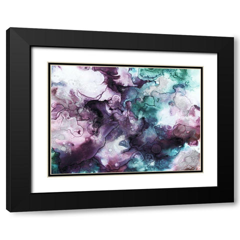 Dark Couds Black Modern Wood Framed Art Print with Double Matting by Villa, Mlli