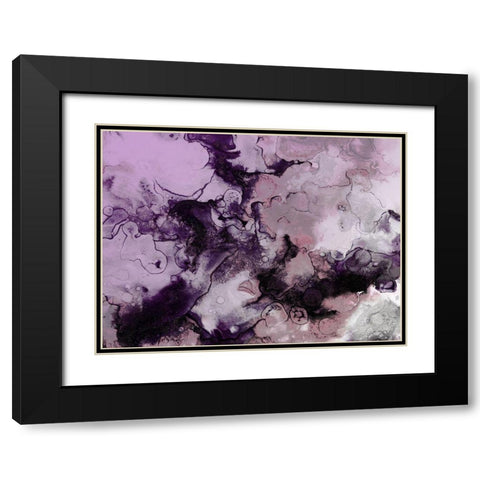 Darker Couds Black Modern Wood Framed Art Print with Double Matting by Villa, Mlli
