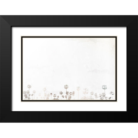 Palms To Palms Black Modern Wood Framed Art Print with Double Matting by Villa, Mlli