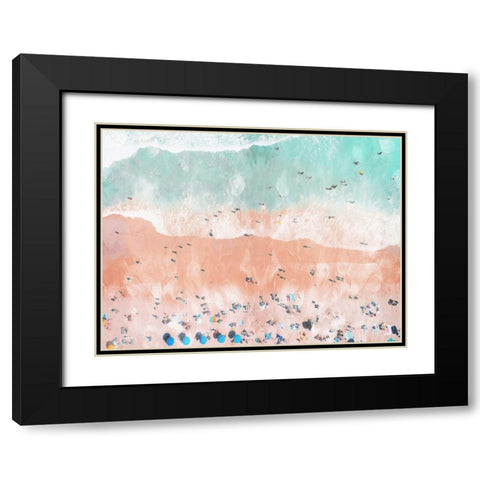 Bright Beaching Out  Black Modern Wood Framed Art Print with Double Matting by Villa, Mlli
