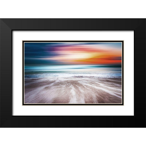 Look Out To Sea Black Modern Wood Framed Art Print with Double Matting by Villa, Mlli