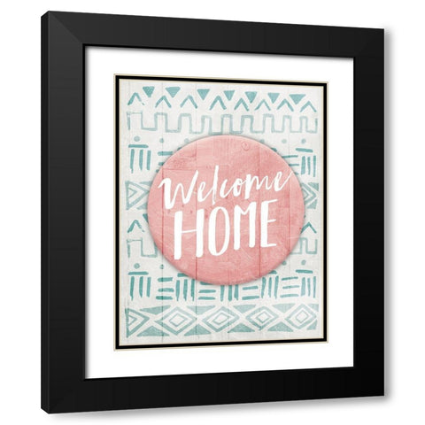 Tribe Phrase Soft Black Modern Wood Framed Art Print with Double Matting by Villa, Mlli