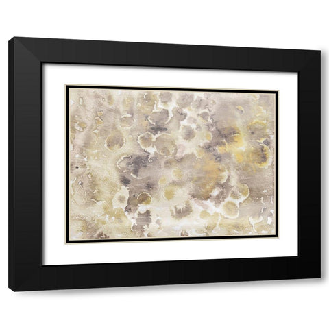Soft Flower Bursts Black Modern Wood Framed Art Print with Double Matting by Villa, Mlli