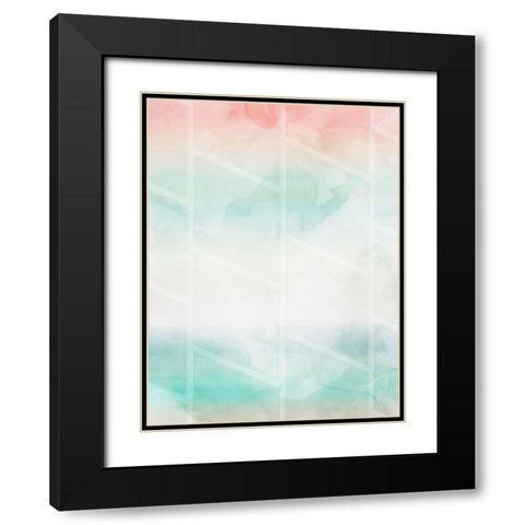 Cotton Candy Shapes Black Modern Wood Framed Art Print with Double Matting by Villa, Mlli