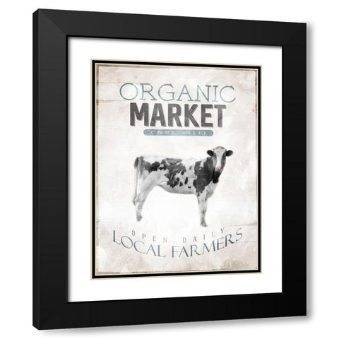 Organic Market Black Modern Wood Framed Art Print with Double Matting by Villa, Mlli