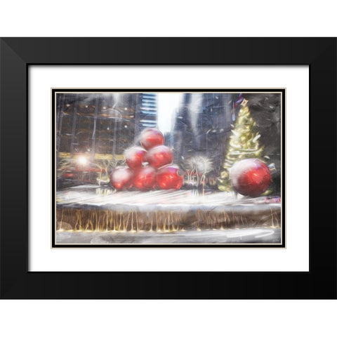 Street Ornaments Black Modern Wood Framed Art Print with Double Matting by Villa, Mlli