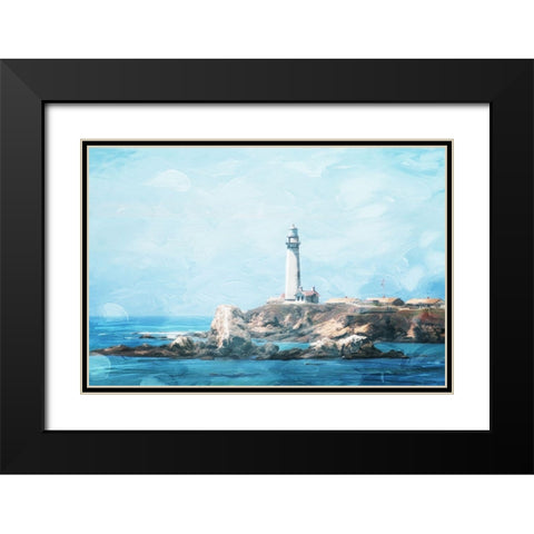 Light At Sea Black Modern Wood Framed Art Print with Double Matting by Villa, Mlli