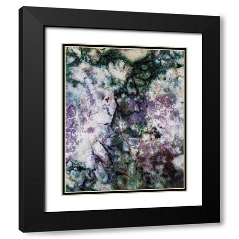Light Smog Abstract Black Modern Wood Framed Art Print with Double Matting by Villa, Mlli