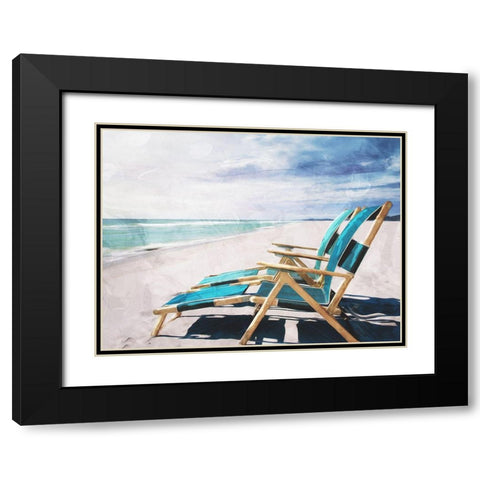 Enjoy The Feeling Black Modern Wood Framed Art Print with Double Matting by Villa, Mlli