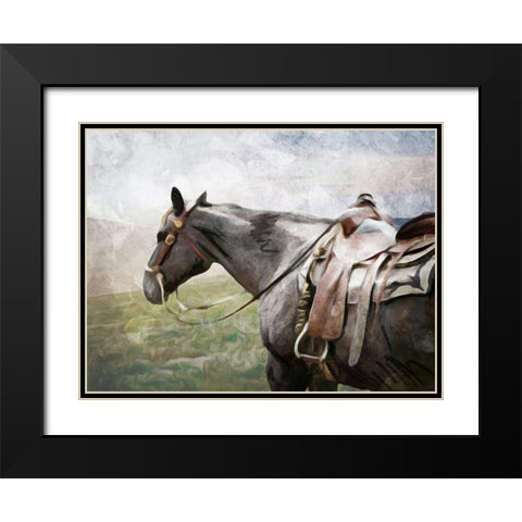 Take A Ride Black Modern Wood Framed Art Print with Double Matting by Villa, Mlli