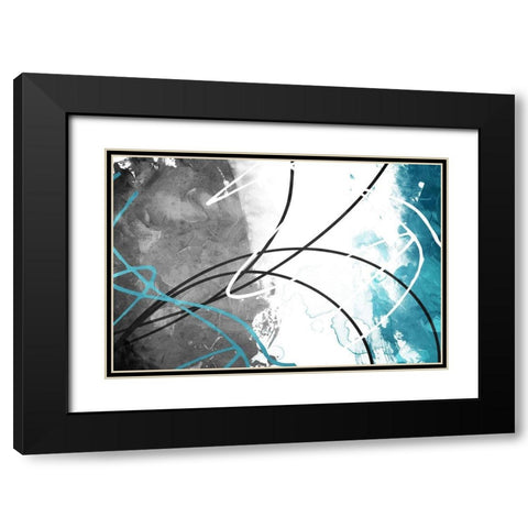 Find The Way Black Modern Wood Framed Art Print with Double Matting by Villa, Mlli