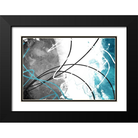 Find The Way Black Modern Wood Framed Art Print with Double Matting by Villa, Mlli