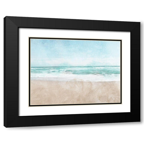 Hazy In The Water Black Modern Wood Framed Art Print with Double Matting by Villa, Mlli