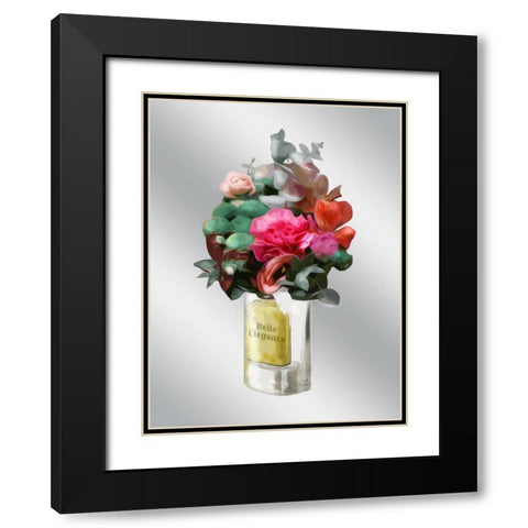 Belle Elegance Black Modern Wood Framed Art Print with Double Matting by Villa, Mlli