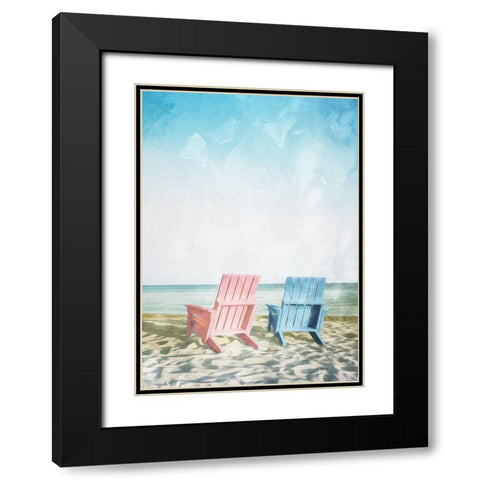 You Go First Black Modern Wood Framed Art Print with Double Matting by Villa, Mlli