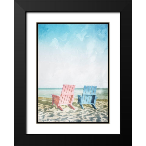 You Go First Black Modern Wood Framed Art Print with Double Matting by Villa, Mlli