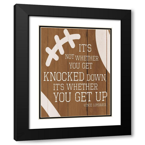 Knocked Down Black Modern Wood Framed Art Print with Double Matting by Villa, Mlli