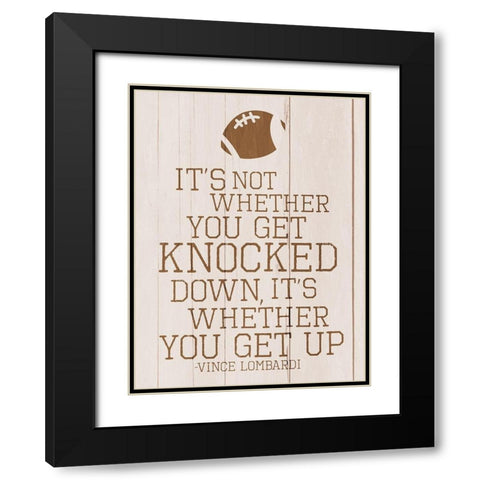 Knocked Black Modern Wood Framed Art Print with Double Matting by Villa, Mlli