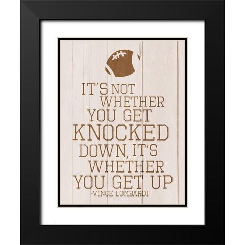 Knocked Black Modern Wood Framed Art Print with Double Matting by Villa, Mlli