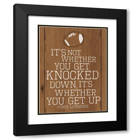 Knocked Two Black Modern Wood Framed Art Print with Double Matting by Villa, Mlli