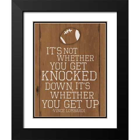 Knocked Two Black Modern Wood Framed Art Print with Double Matting by Villa, Mlli