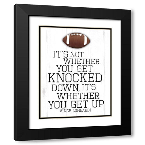 Knocked Three Black Modern Wood Framed Art Print with Double Matting by Villa, Mlli