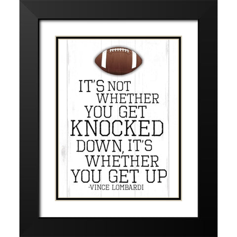 Knocked Three Black Modern Wood Framed Art Print with Double Matting by Villa, Mlli