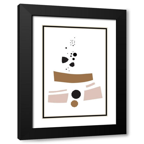 You Tell Me Black Modern Wood Framed Art Print with Double Matting by Villa, Mlli