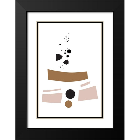 You Tell Me Black Modern Wood Framed Art Print with Double Matting by Villa, Mlli