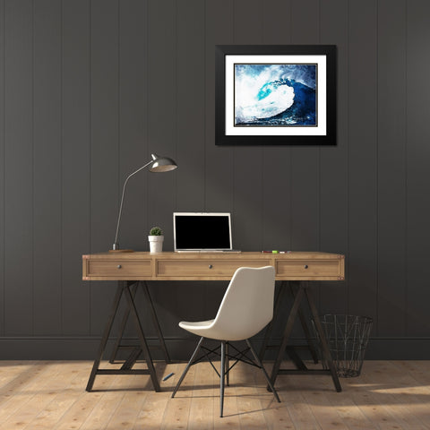 Look Close Black Modern Wood Framed Art Print with Double Matting by Villa, Mlli