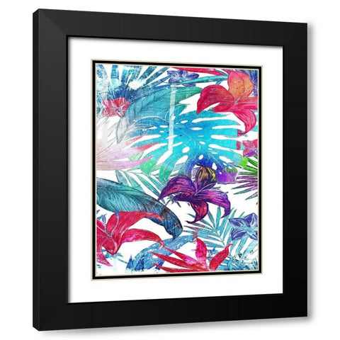 Bushel Of Tropical Mate Black Modern Wood Framed Art Print with Double Matting by Villa, Mlli