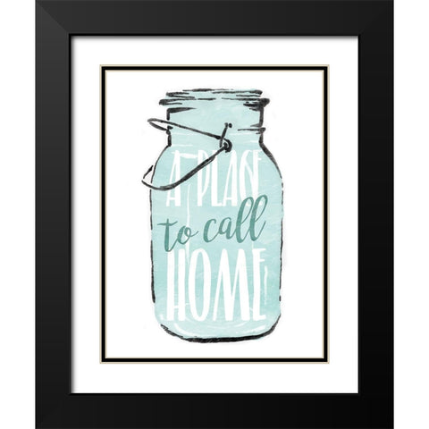 Jar Home Black Modern Wood Framed Art Print with Double Matting by Villa, Mlli