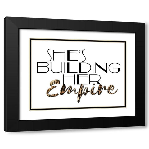 Her Empire Black Modern Wood Framed Art Print with Double Matting by Villa, Mlli