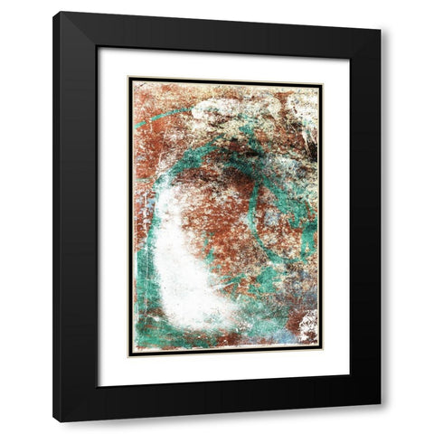 Rust Growth Black Modern Wood Framed Art Print with Double Matting by Villa, Mlli