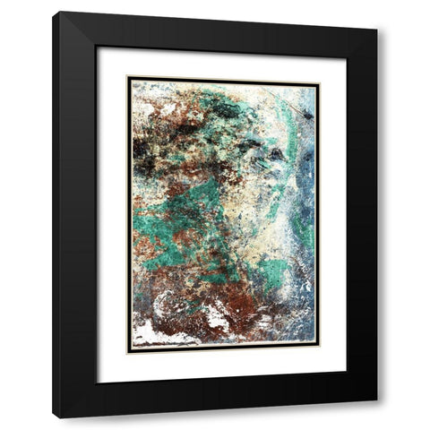 Rust Growth Mate Black Modern Wood Framed Art Print with Double Matting by Villa, Mlli