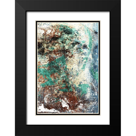 Rust Growth Mate Black Modern Wood Framed Art Print with Double Matting by Villa, Mlli