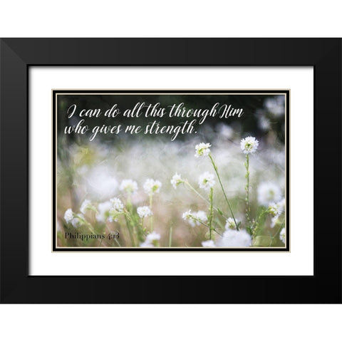 I Can Do Black Modern Wood Framed Art Print with Double Matting by Villa, Mlli