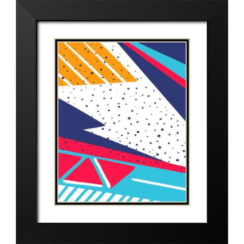 Go Black Modern Wood Framed Art Print with Double Matting by Villa, Mlli