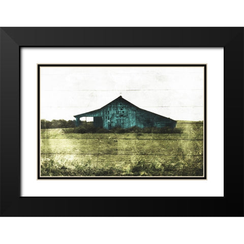 Classic Farm Black Modern Wood Framed Art Print with Double Matting by Villa, Mlli