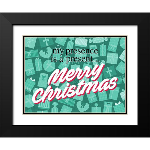 My Presence Black Modern Wood Framed Art Print with Double Matting by Villa, Milli