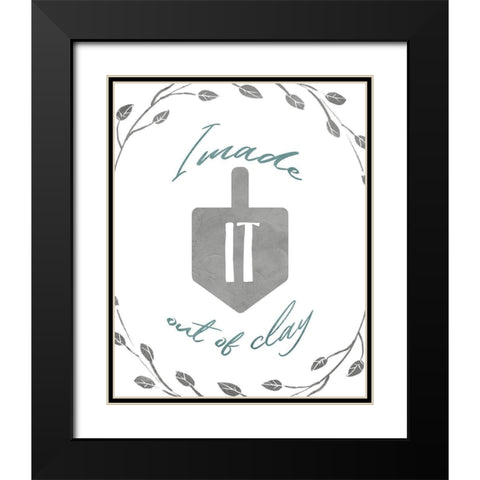 I Made It Black Modern Wood Framed Art Print with Double Matting by Villa, Milli