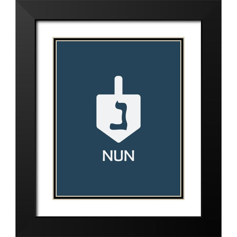 Nun Black Modern Wood Framed Art Print with Double Matting by Villa, Milli