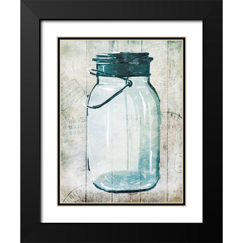 Empty Farm Jar 1 Black Modern Wood Framed Art Print with Double Matting by Villa, Milli