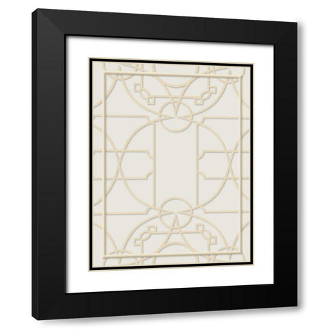 See Through Black Modern Wood Framed Art Print with Double Matting by Villa, Milli